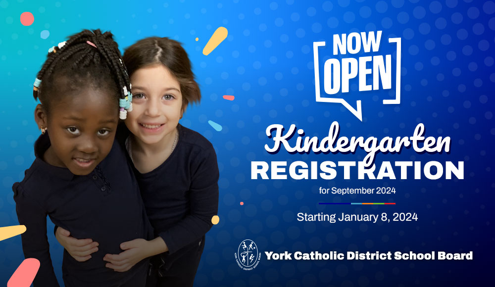Kindergarten Registration for September 2024 Is Now Open